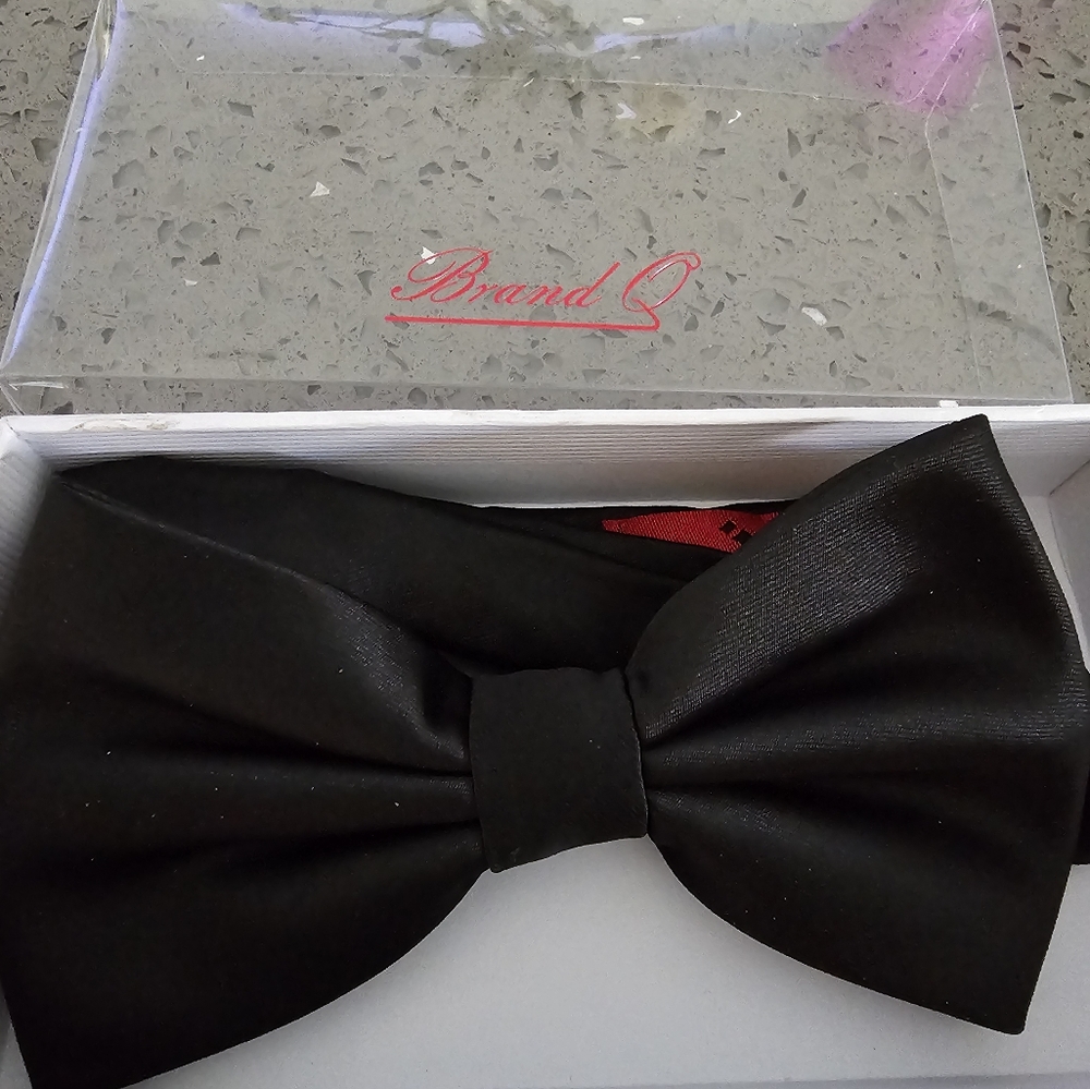 Brand Q Black Bow Tie